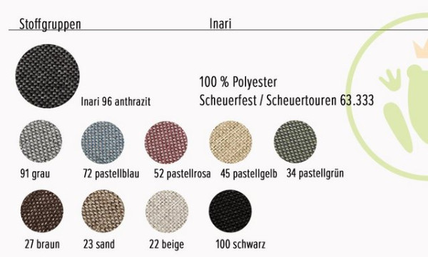 ED EXCITING DESIGN Boxspringliege (New Bed 120x200 cm Inari 91 grau)